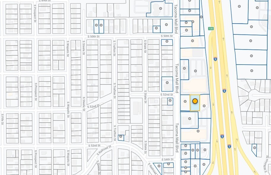 5209 Tacoma Mall Blvd, Tacoma, WA for lease - Plat Map - Image 2 of 2
