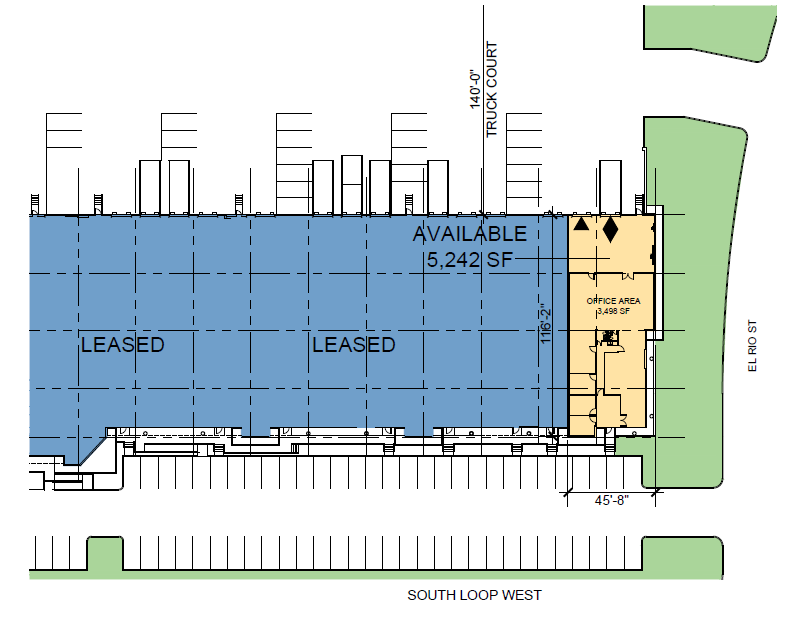 8272 El Rio St, Houston, TX for lease Site Plan- Image 1 of 1