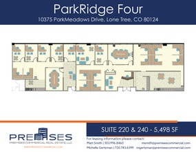 10375 Park Meadows Dr, Lone Tree, CO for lease Floor Plan- Image 2 of 2