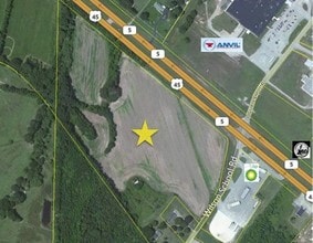 US-45 & Wilson School Rd, Henderson, TN - AERIAL  map view