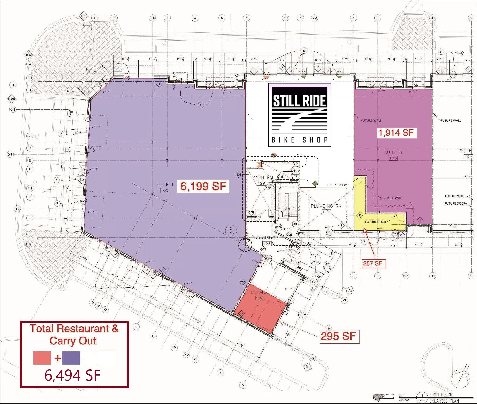 6701 South St, Tinley Park, IL for lease Floor Plan- Image 1 of 2