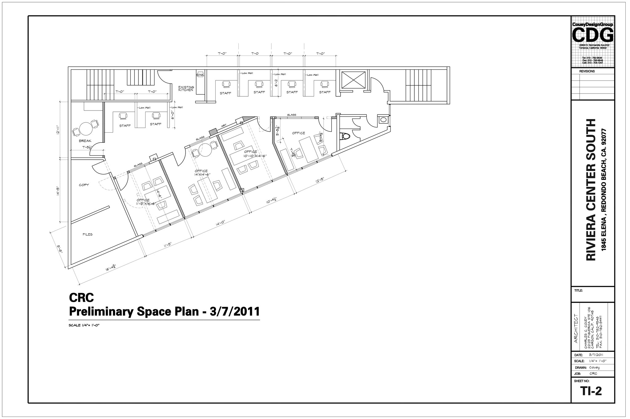 1845 S Elena Ave, Redondo Beach, CA for lease Site Plan- Image 1 of 1