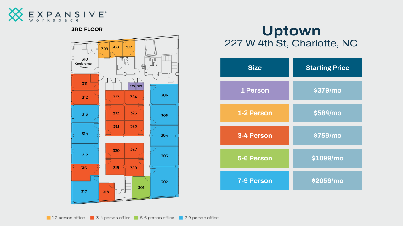 227 W 4th St, Charlotte, NC for lease Floor Plan- Image 1 of 6