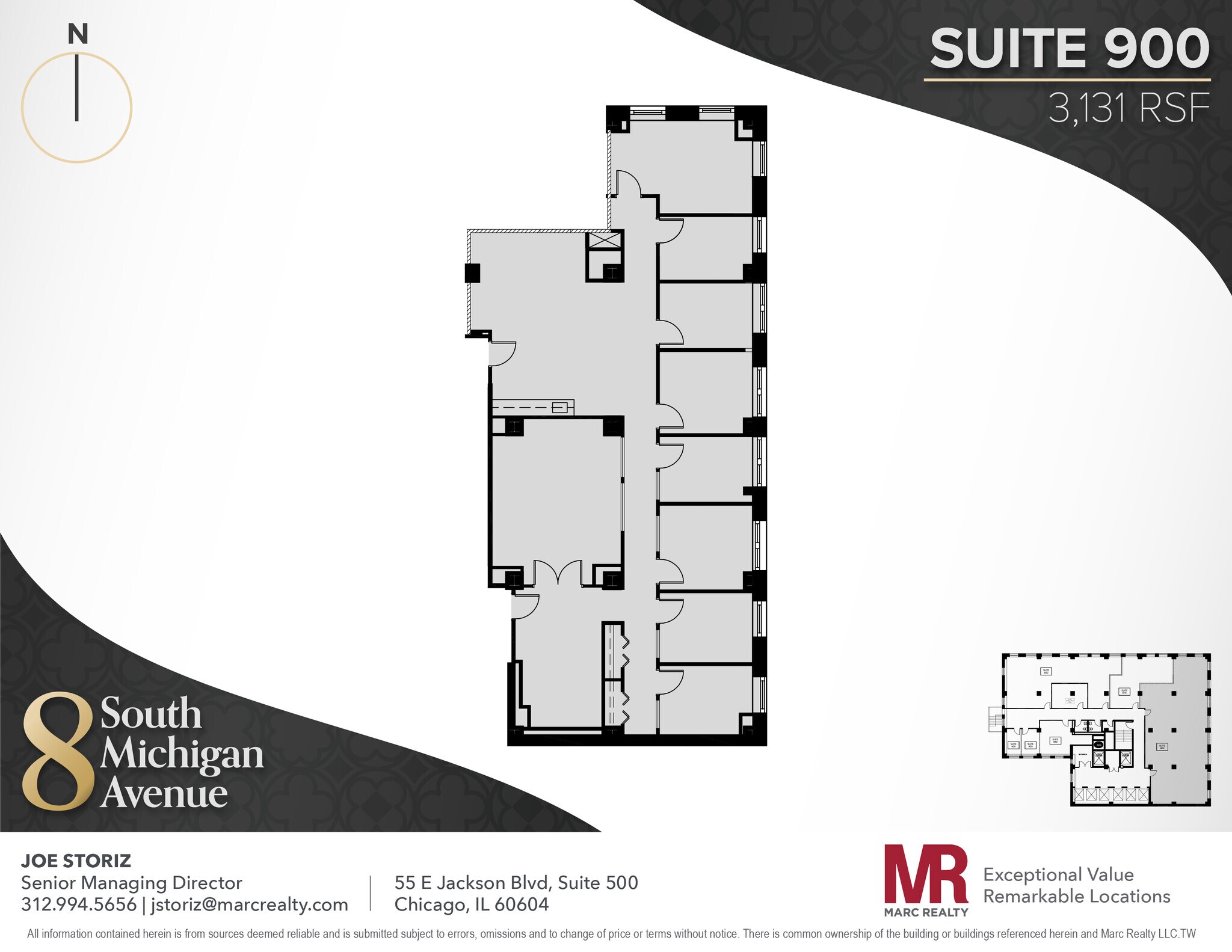 8 S Michigan Ave, Chicago, IL for lease Floor Plan- Image 1 of 2