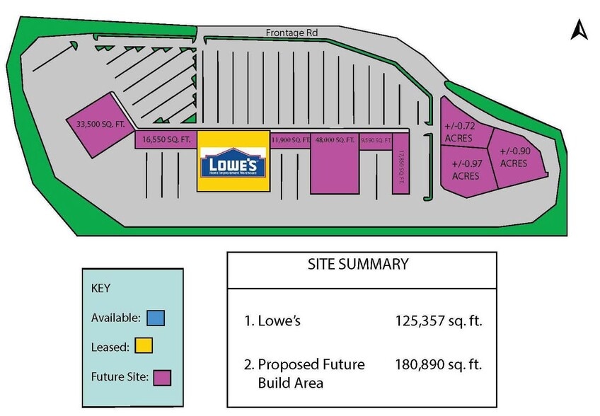 4750 Frontage Rd, Monroe, LA for lease - Site Plan - Image 2 of 2