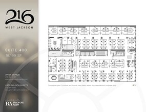 216 W Jackson Blvd, Chicago, IL for lease Floor Plan- Image 2 of 2