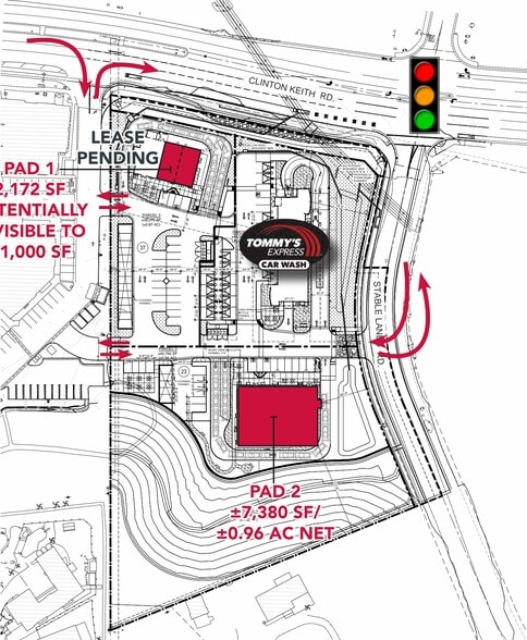 SWC Clinton Keith Rd & Stable Lanes Rd, Wildomar, CA for lease - Site Plan - Image 3 of 3