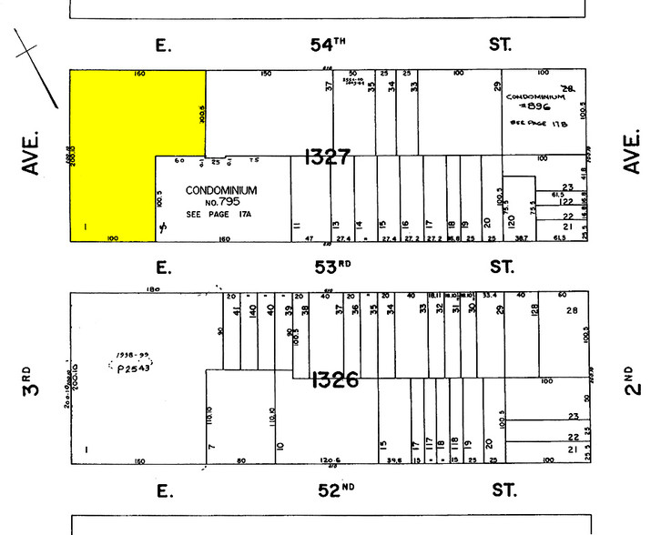 885 Third Ave, New York, NY for lease - Plat Map - Image 3 of 3