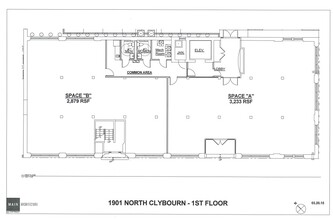 1901 N Clybourn Ave, Chicago, IL for lease Floor Plan- Image 2 of 2