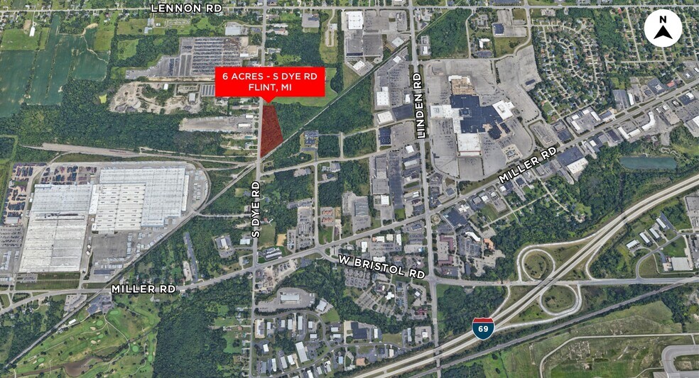 S Dye Rd, Flint, MI for sale - Building Photo - Image 1 of 1