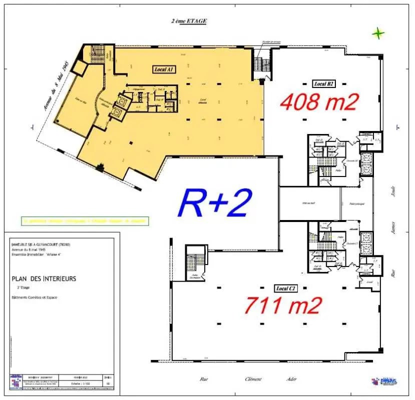 Office in Guyancourt for lease Floor Plan- Image 1 of 5