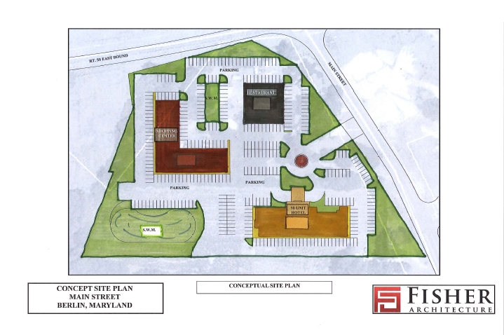 Main St, Berlin, MD for lease - Site Plan - Image 2 of 2