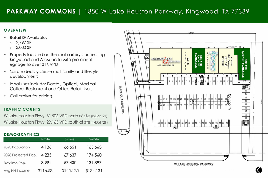 1850 W Lake Houston Pky, Kingwood, TX for lease - Building Photo - Image 2 of 8