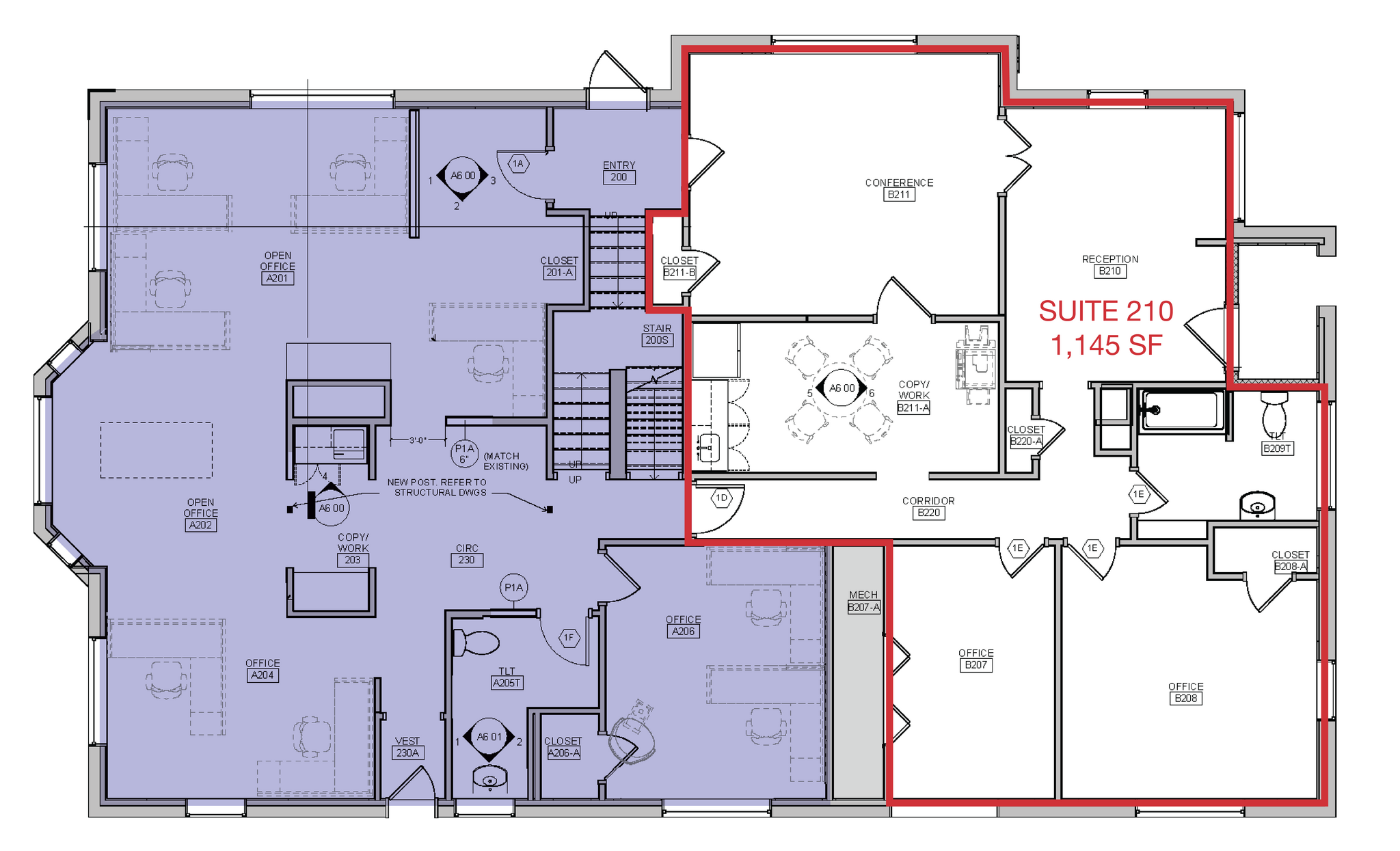 5760 N High St, Worthington, OH for lease Floor Plan- Image 1 of 1