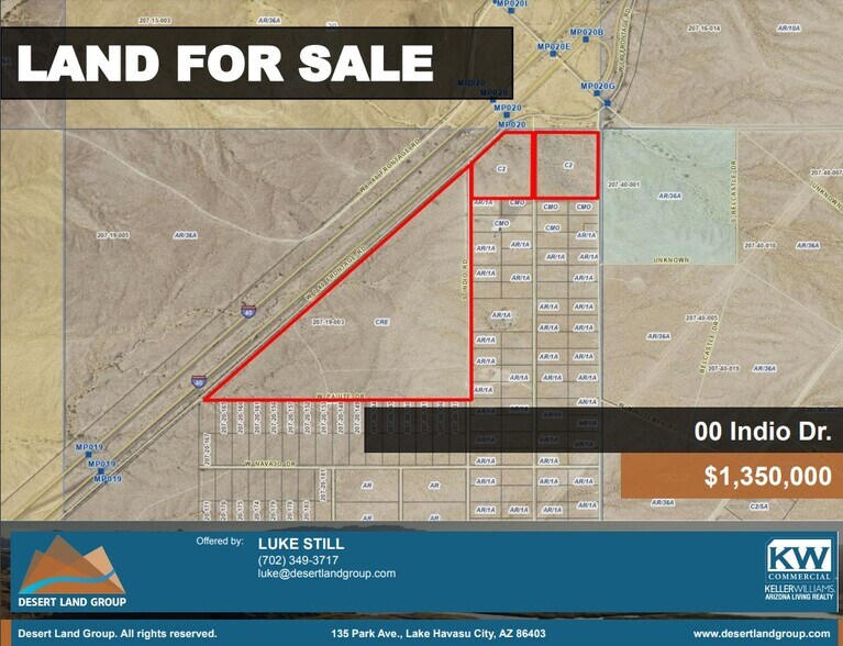 00 Indio Drive / Frontage Road -1, Yucca, AZ for sale - Primary Photo - Image 1 of 24