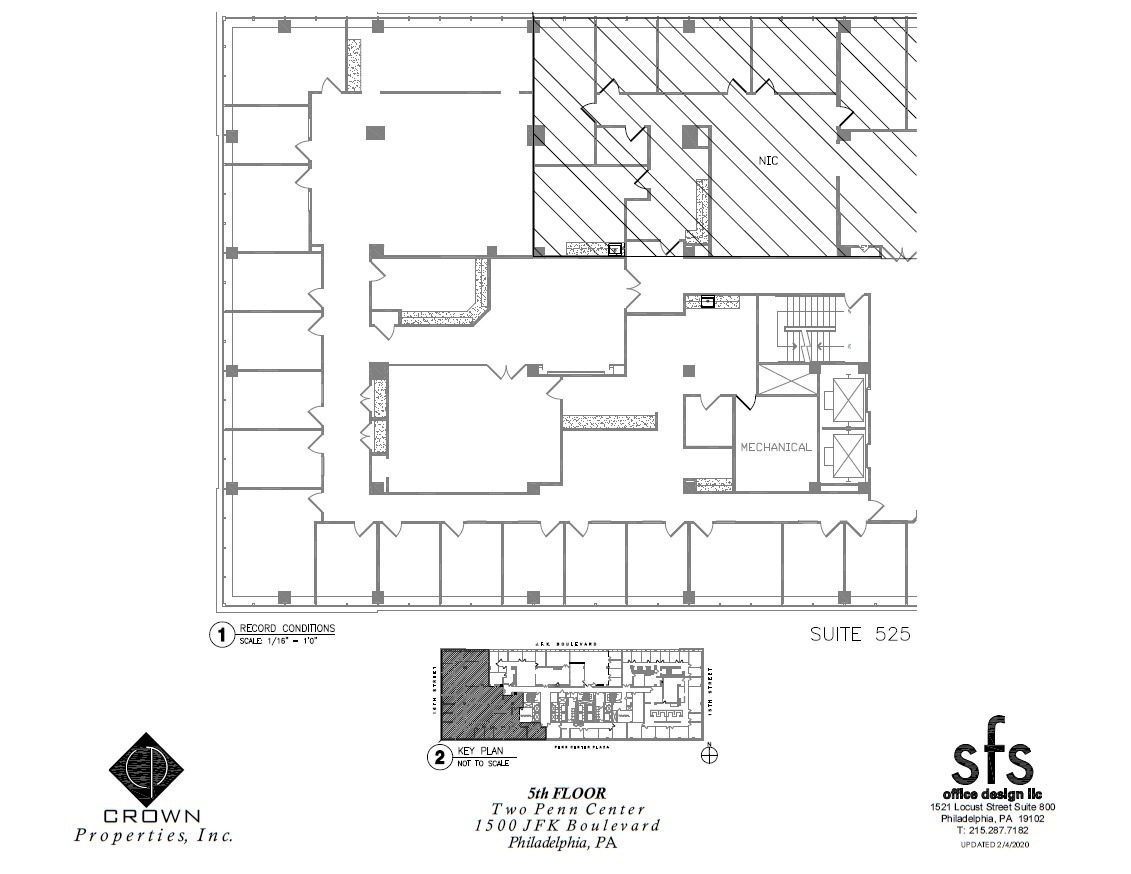 1500 John F Kennedy Blvd, Philadelphia, PA for lease Floor Plan- Image 1 of 1