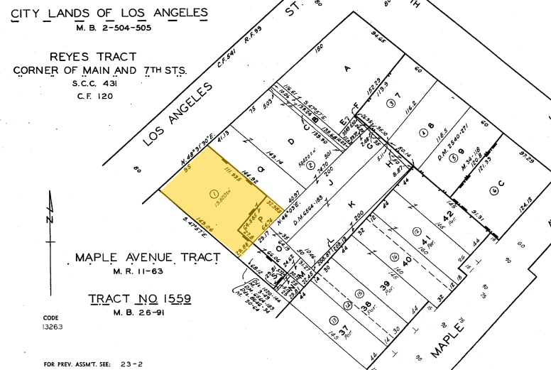 730 S Los Angeles St, Los Angeles, CA for lease - Plat Map - Image 3 of 3