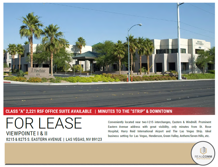 8215 S Eastern Ave, Las Vegas, NV for lease - Building Photo - Image 1 of 11