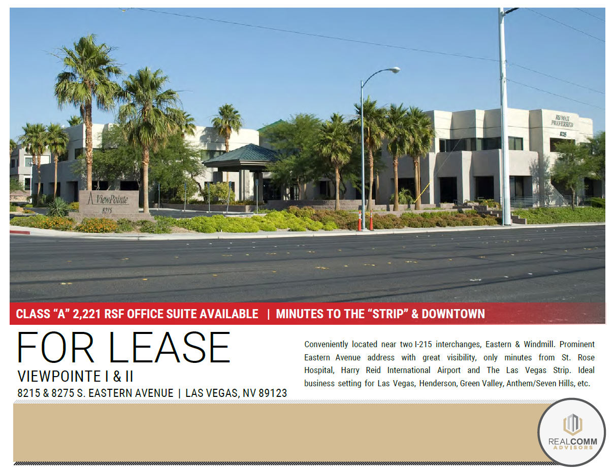 8215 S Eastern Ave, Las Vegas, NV for lease Building Photo- Image 1 of 12