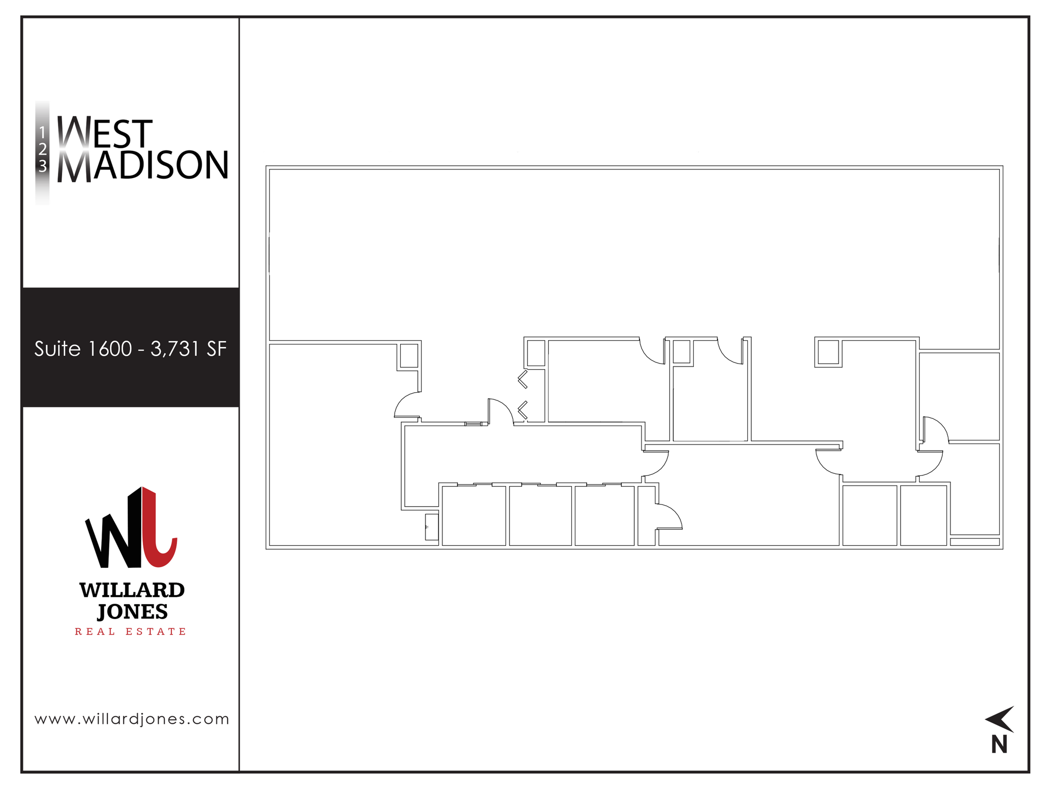 123 W Madison St, Chicago, IL for lease Floor Plan- Image 1 of 1