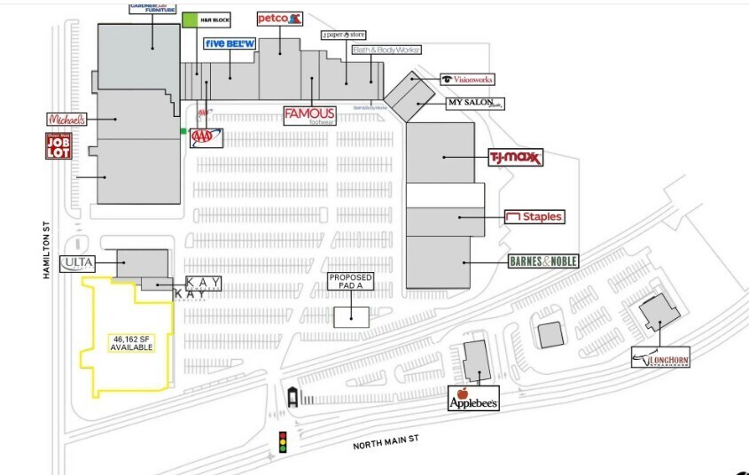 489 N Main St, Leominster, MA for lease - Typical Floor Plan - Image 3 of 4