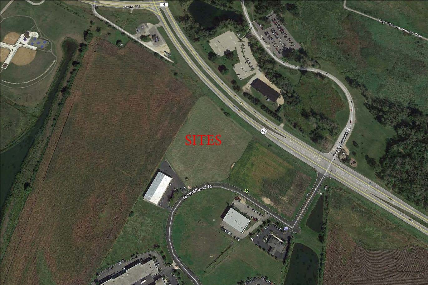 Rt 47, Sugar Grove, IL for sale Aerial- Image 1 of 3