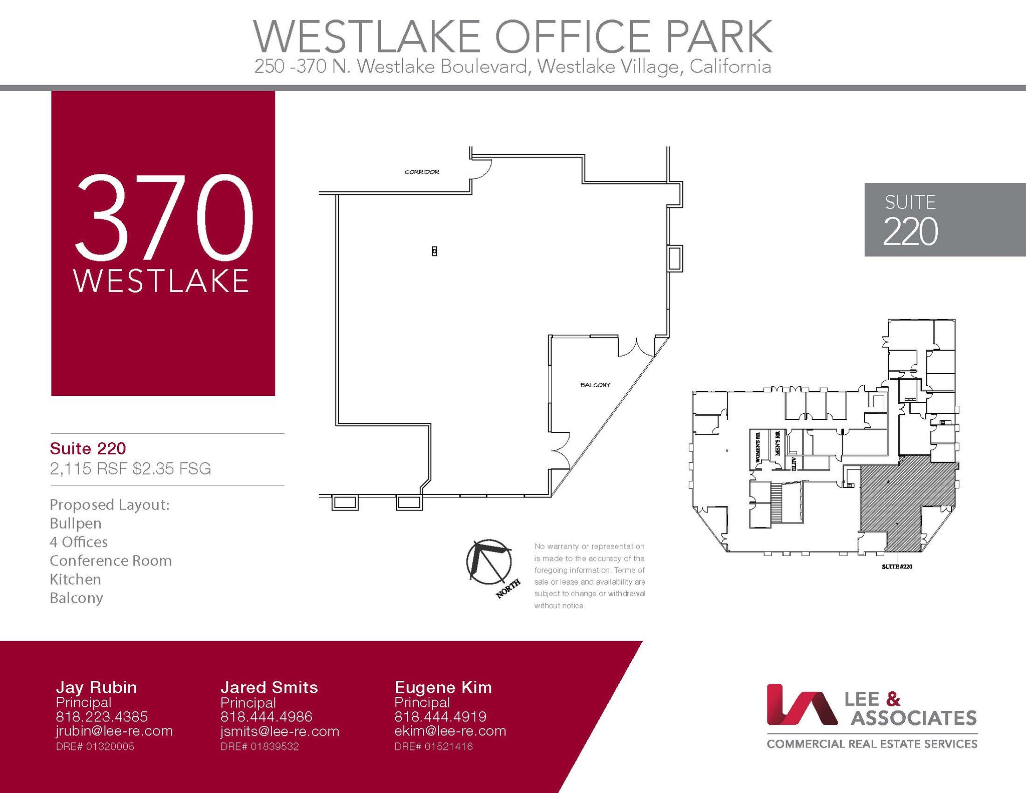 250 N Westlake Blvd, Westlake Village, CA for lease Floor Plan- Image 1 of 1