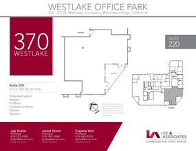 250 N Westlake Blvd, Westlake Village, CA for lease Floor Plan- Image 1 of 1