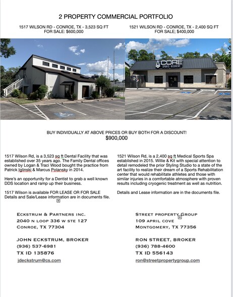 1517 Wilson Rd, Conroe, TX for sale - Building Photo - Image 1 of 1