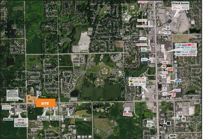 NEC 159th St. & Wolf Rd, Orland Park, IL for sale Building Photo- Image 1 of 1