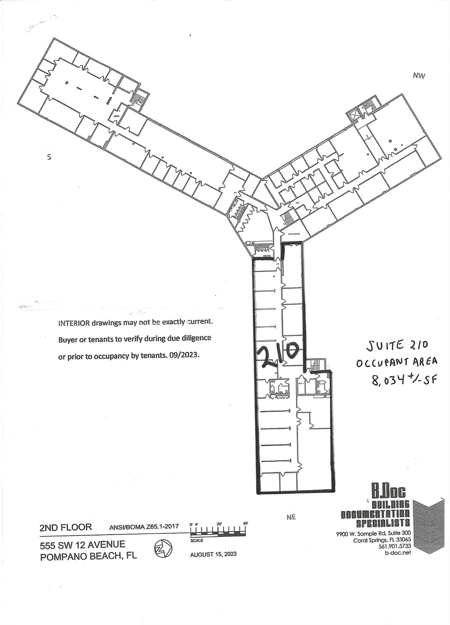 555 S Andrews Ave, Pompano Beach, FL for lease Site Plan- Image 1 of 2