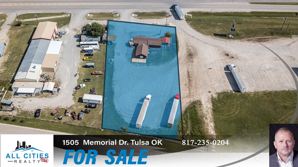 1505 Memorial Dr, Marietta, OK for sale - Aerial - Image 1 of 1