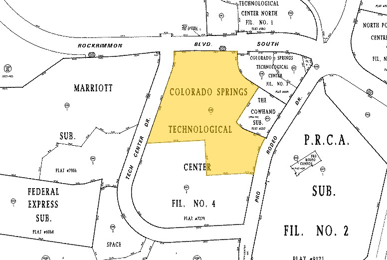 5575 Tech Center Dr, Colorado Springs, CO for lease - Plat Map - Image 2 of 17