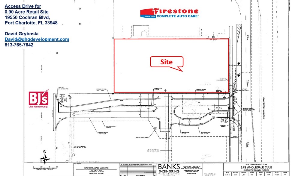 19550 Cochran Blvd, Port Charlotte, FL for lease - Site Plan - Image 3 of 4