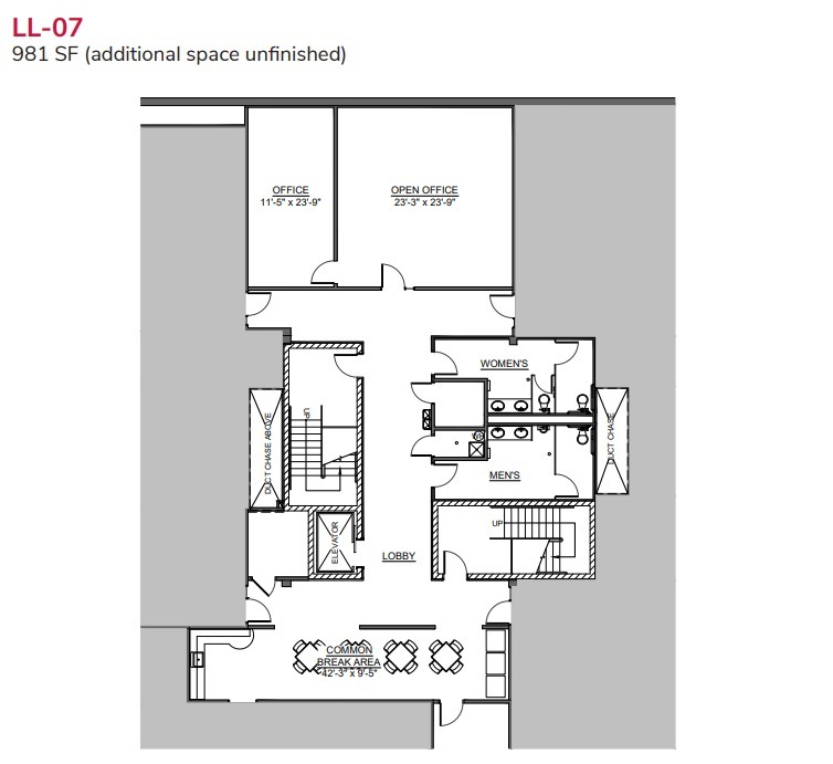 7425 Janes Ave, Woodridge, IL for lease Floor Plan- Image 1 of 1