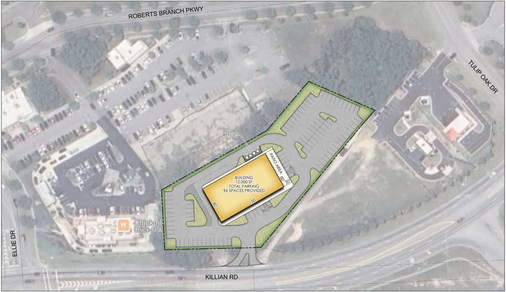 409 Killian Rd, Columbia, SC for lease - Site Plan - Image 1 of 3