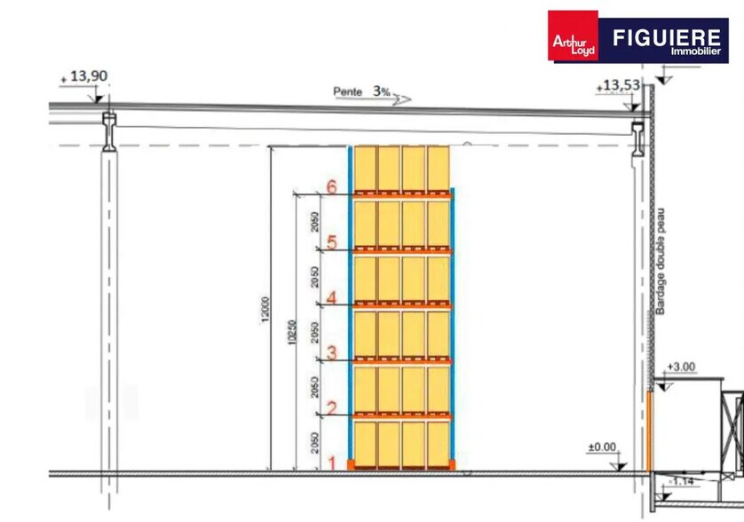 Industrial in Fos-sur-Mer for lease - Floor Plan - Image 2 of 4