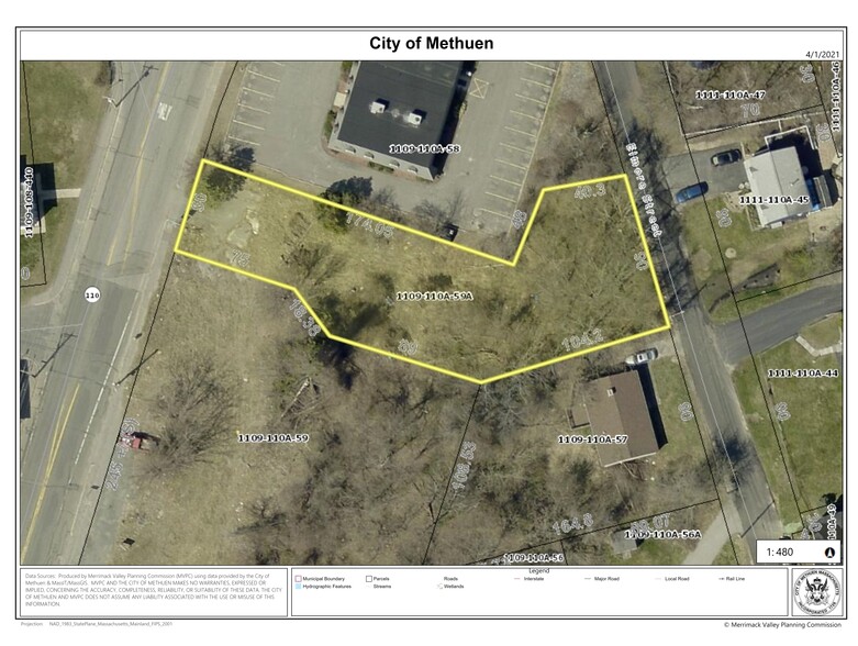 357-361 Merrimack St, Methuen, MA for lease - Site Plan - Image 1 of 3