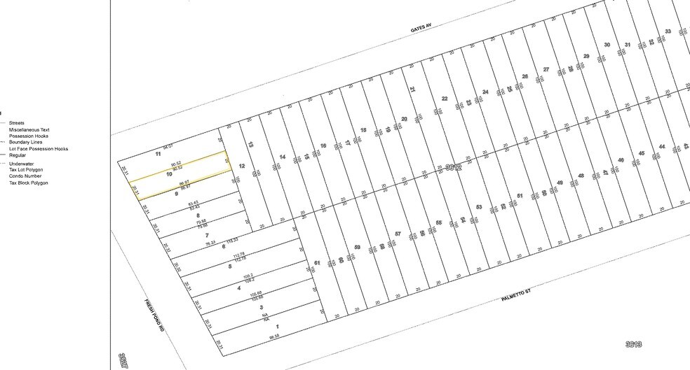 6603 Fresh Pond Rd, Ridgewood, NY for sale - Plat Map - Image 1 of 1