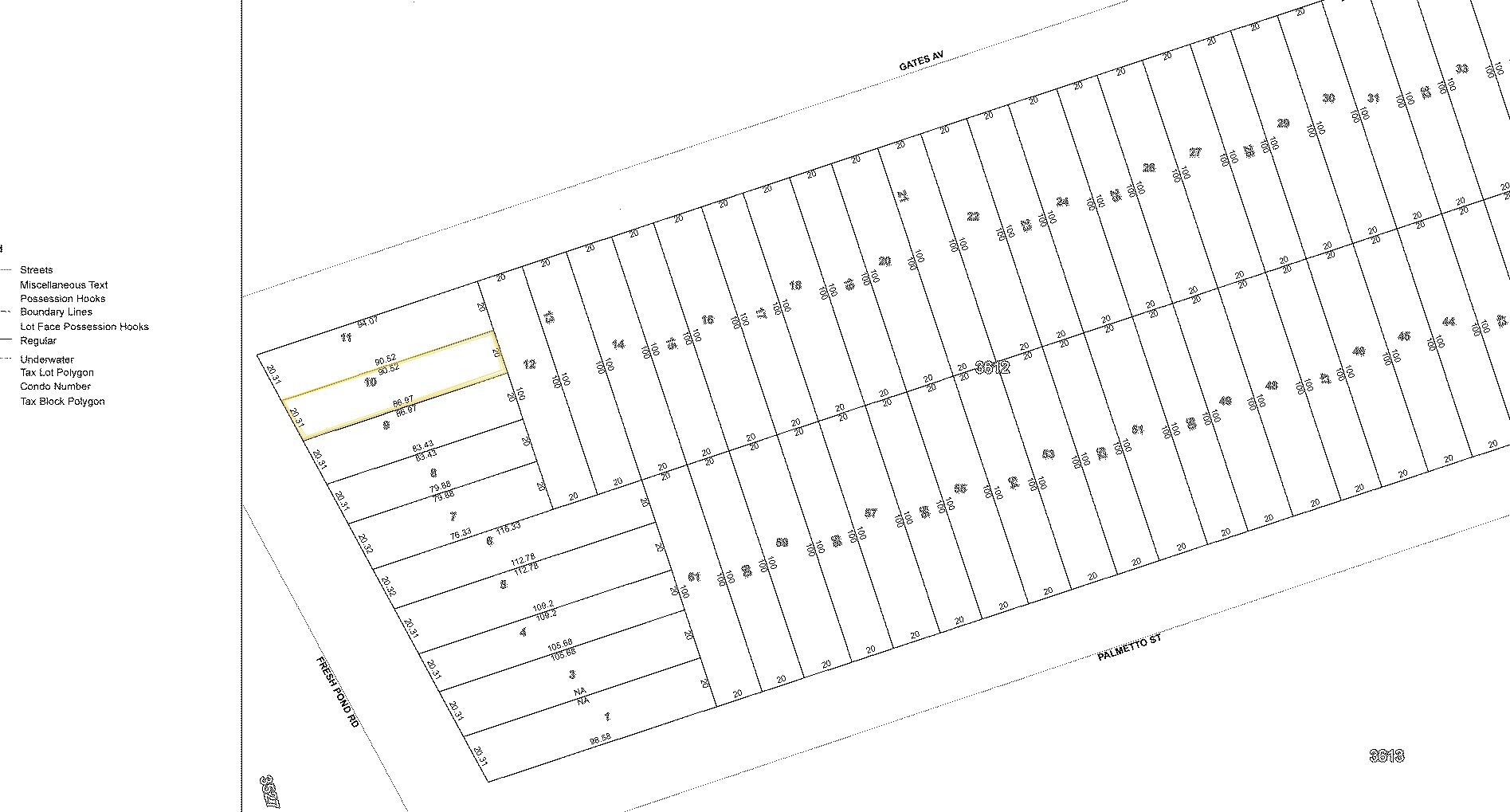 6603 Fresh Pond Rd, Ridgewood, NY for sale Plat Map- Image 1 of 1
