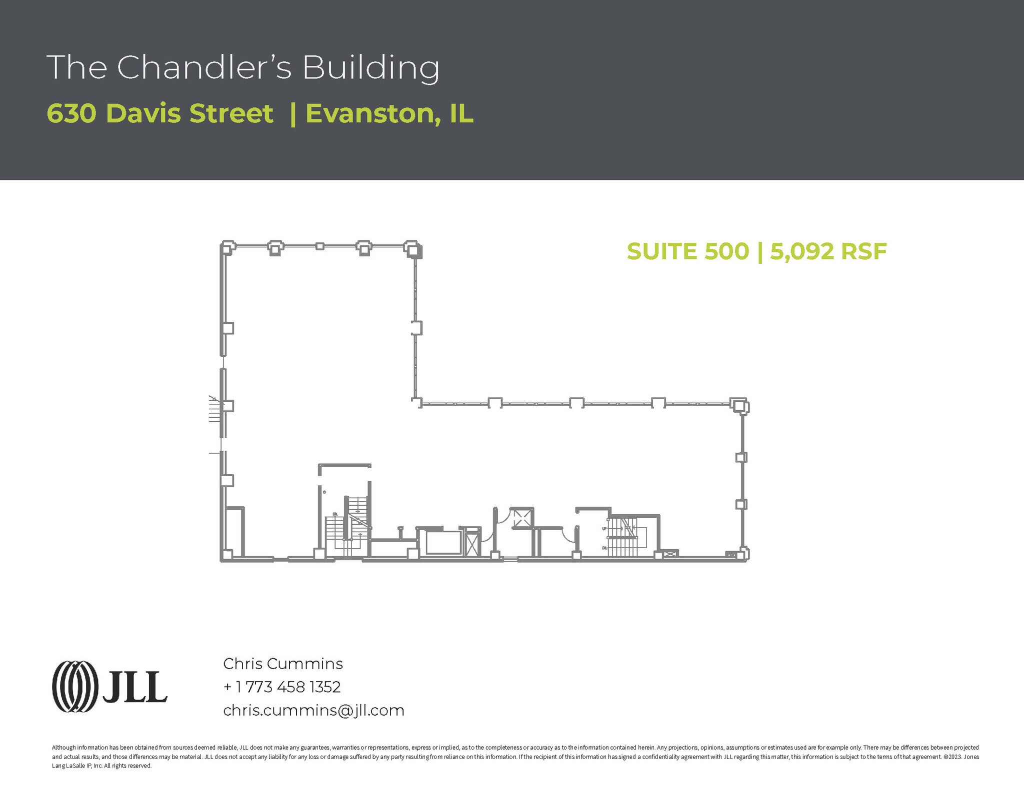 630 Davis St, Evanston, IL for lease Floor Plan- Image 1 of 1
