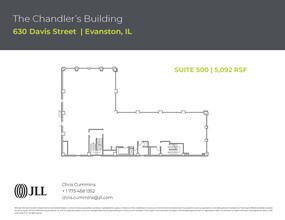 630 Davis St, Evanston, IL for lease Floor Plan- Image 1 of 1