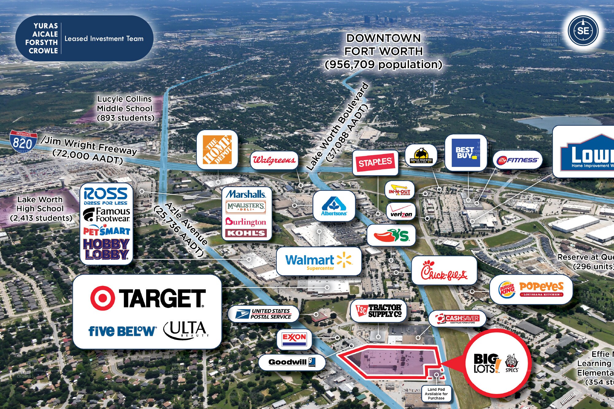 6708 Lake Worth Blvd, Fort Worth, TX for sale Aerial- Image 1 of 1