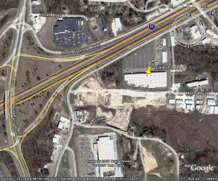 1800 S Frontage Rd, Vicksburg, MS for lease - Aerial - Image 3 of 5