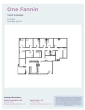 7400 Fannin St, Houston, TX for lease Floor Plan- Image 1 of 1