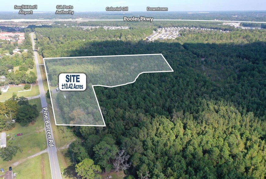 1485 Pine Barren Rd, Pooler, GA for sale - Aerial - Image 1 of 14