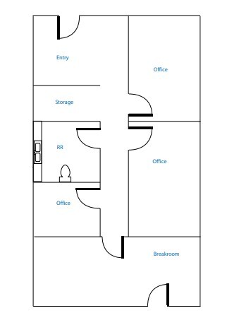 1615 Hill Rd, Novato, CA for lease Floor Plan- Image 1 of 2