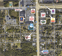 N Street & N Woodland Blvd, Deland, FL - aerial  map view - Image1