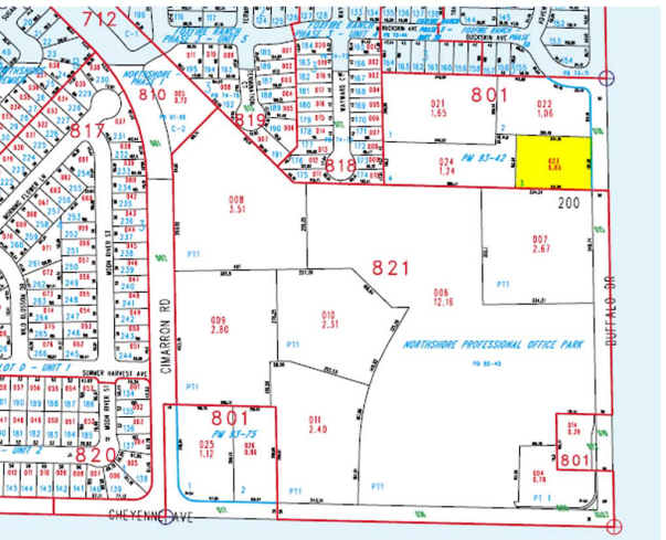 3321 N Buffalo Dr, Las Vegas, NV for lease - Plat Map - Image 2 of 4