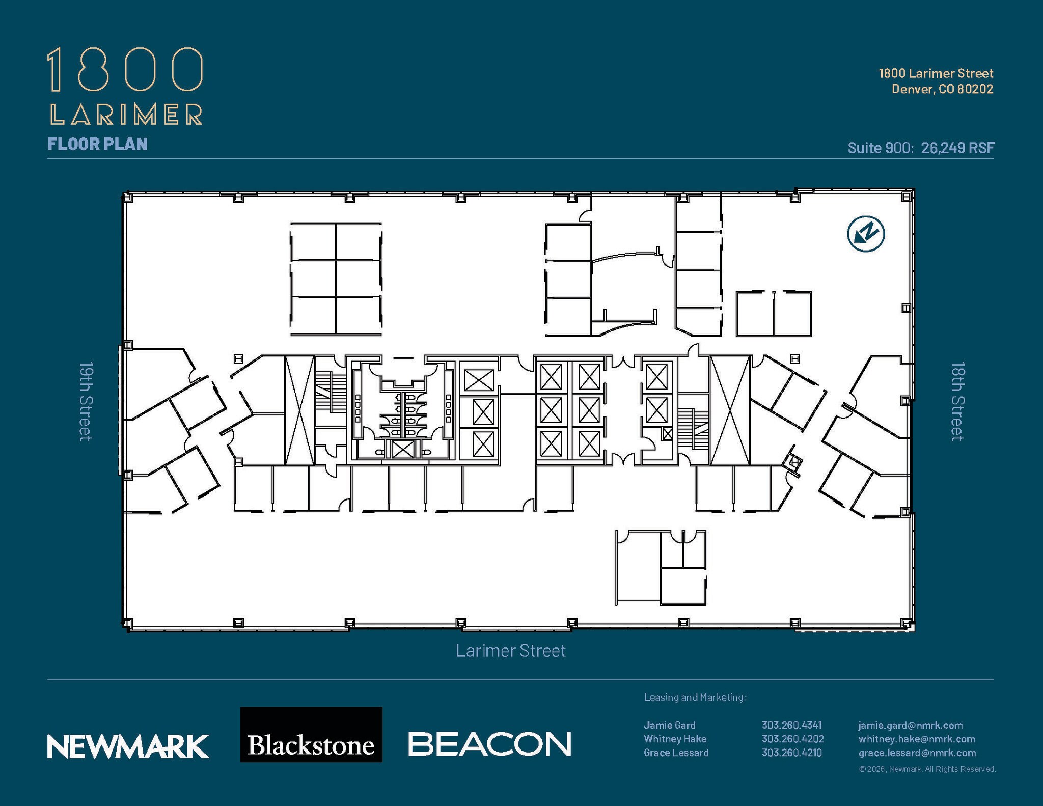 1800 Larimer St, Denver, CO for lease Floor Plan- Image 1 of 1